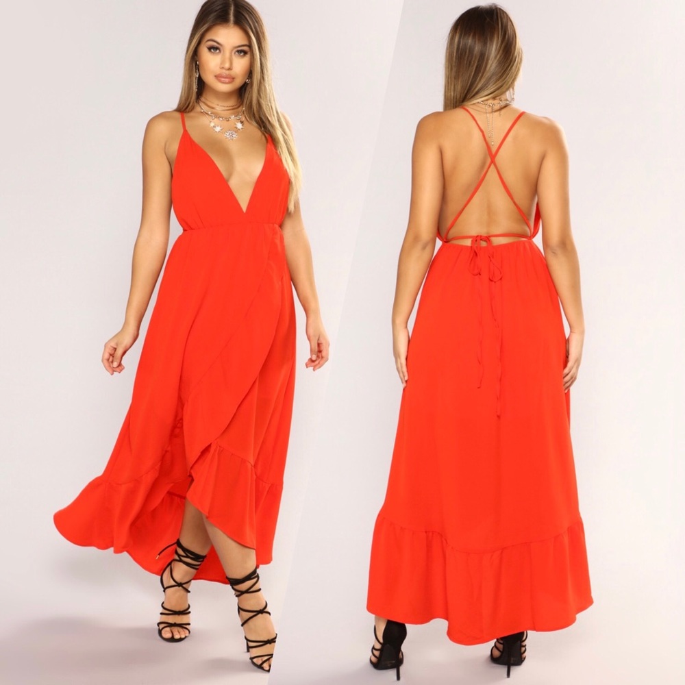 FashionNova maxi dress - Doing Good